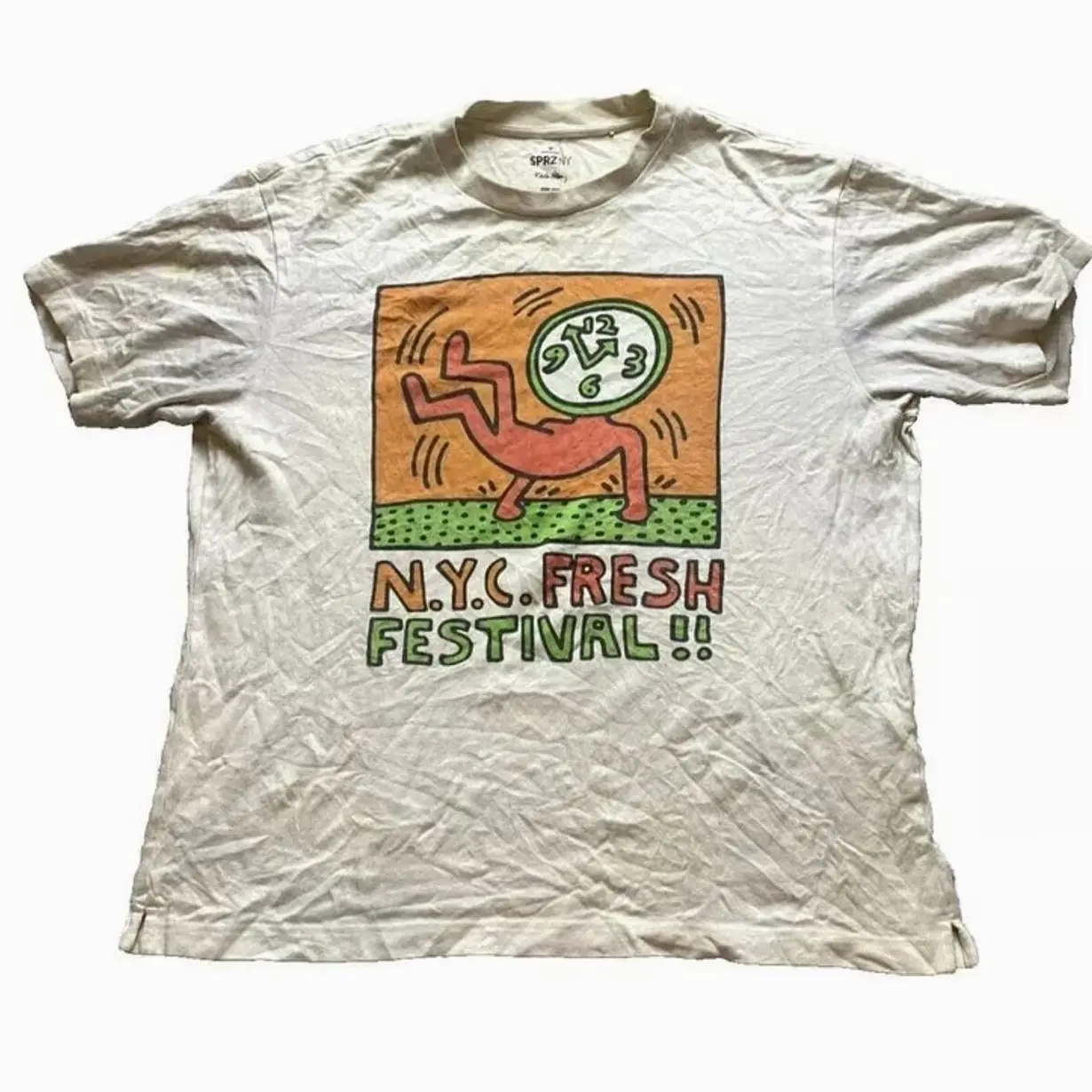 Vintage Keith Haring NYC Festival Shirt Unisex Concert S to 5XL CR244 A