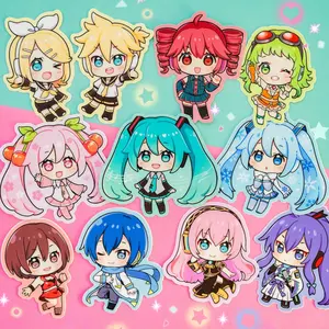 Vocaloid Keychain - Hatsune Miku, Snow Miku, Sakura Miku, Rin, Len, Meiko, Kaito, Luka, Gumi, Gackpo, Teto