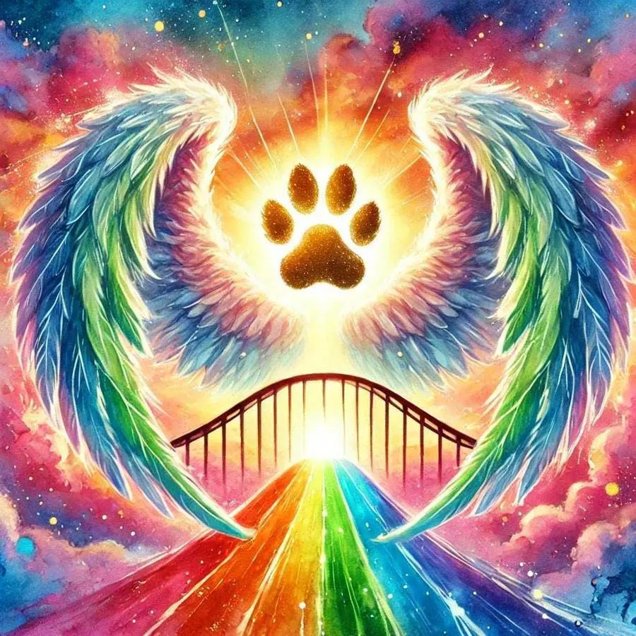 5D DIY Full Drill Round Diamond Painting Kit Rainbow Wings Bridge Mosaic, Canvas DIY Decor, Home Wall Decoration, Perfect for Halloween, Christmas, Independence Day, Birthdays, and Anniversaries Gifts, Handcraft