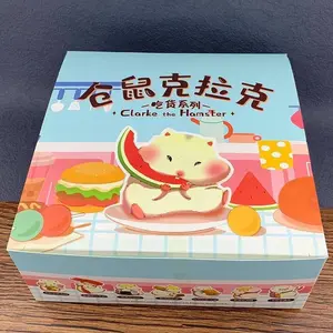 Adorable Hamster Clark Foodie Series Blind Box Trendy Girl Holiday Gift Doll Toy Car Decoration Miniature Figure Collectible