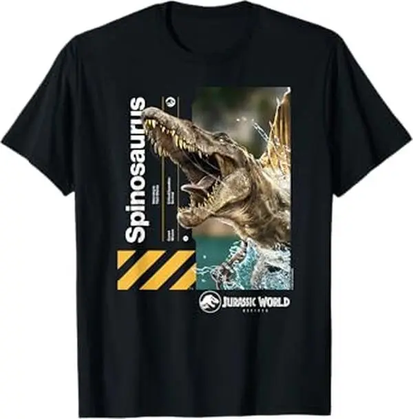 Jurassic World Rebirth Spinosaurus T-ShirtJurassic Park Shirt, Dinosaur T-Shirt Vintage shirt, Graphic Tee,Y2K,Crew Neck T-shirt, Trending T-shirt
