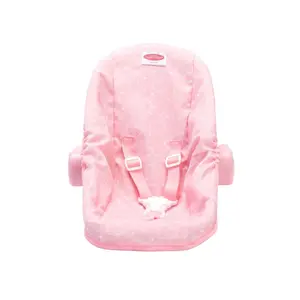 Madame Alexander Pink Hearts Car Seat/Carrier for Dolls