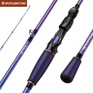 KastKing Royale Legend Pro Technique Bass Fishing Rods, KastFlex IM7 Graphite Blanks, Fuji FazLite Guides, SlipLock Technology Handles, PTS Power Transition System, Custom Foregrip and Hook Keeper Spinning Casting Rods SummerVibes