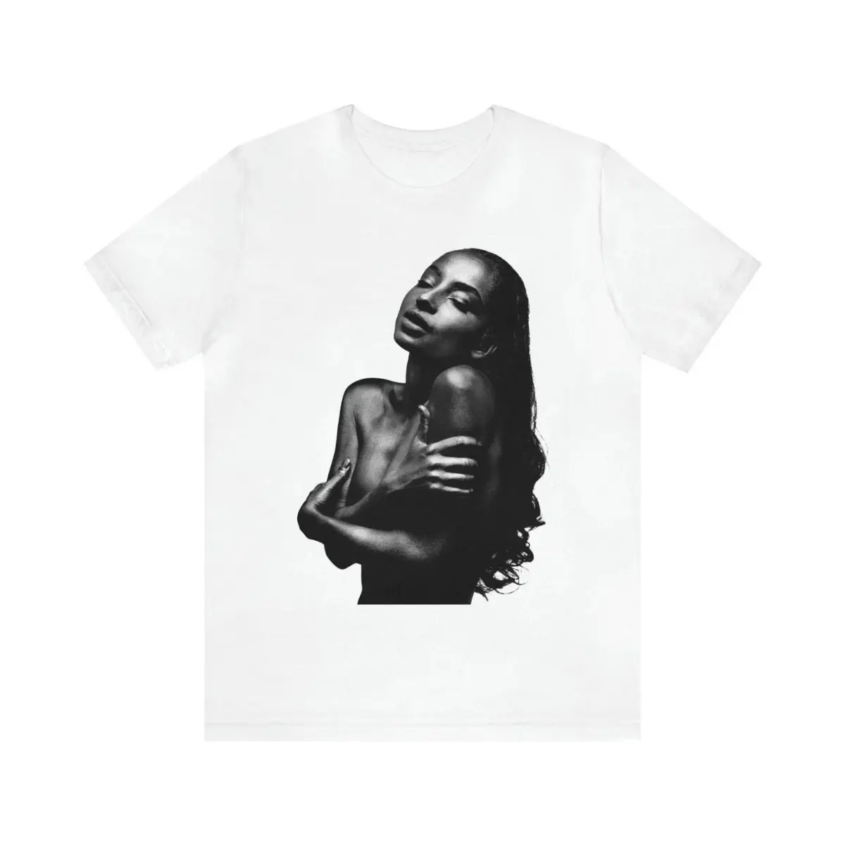 Sade Love Deluxe Fan Art Unisex T-Shirt Top Womenswear Breathable Clear Black Cropped
