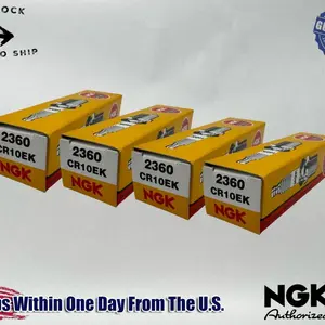 NGK Genuine OEM Authentic Spark Plugs CR10EK - 4 PACK