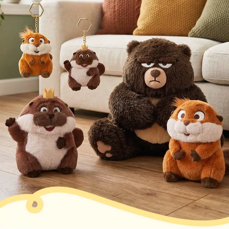 Disney Pixar River Otter Transformation Plan Cute Collectible Character Doll Stuffed Toy, Hug Pillow, Birthday Gift for Friends, Character Doll Stuffed Toys, Back To School