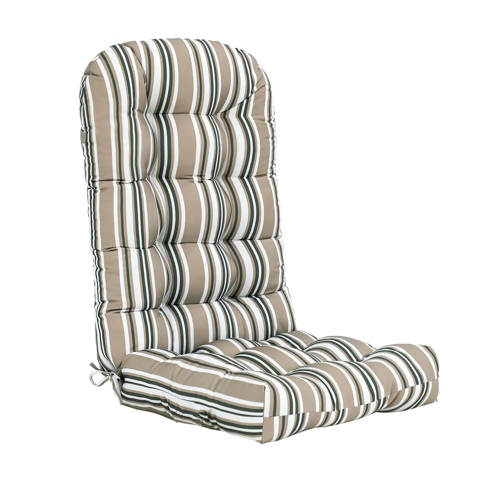 5" High Back Adirondack Chair Cushions, 49x20x5 in, 1/2/4 Pack