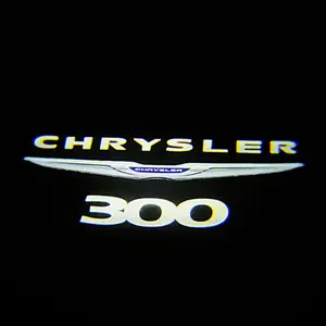 2pcs LED Car Door Welcome Light Projector Laser Logo Ghost Lamp for Chrysler 300 300C 300S 2005-2018 2018 2020 2021 2022 Accessories