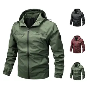 Outdoor Windproof Waterproof Breathable Hooded Jacket for All-Weather Outdoor Activities