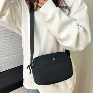 Women's Waterproof Oxford Fabric Small Square Crossbody Bags for Women, Lightweight Casual Shoulder Bag with Multiple Pockets, Unisex Phone Pouch