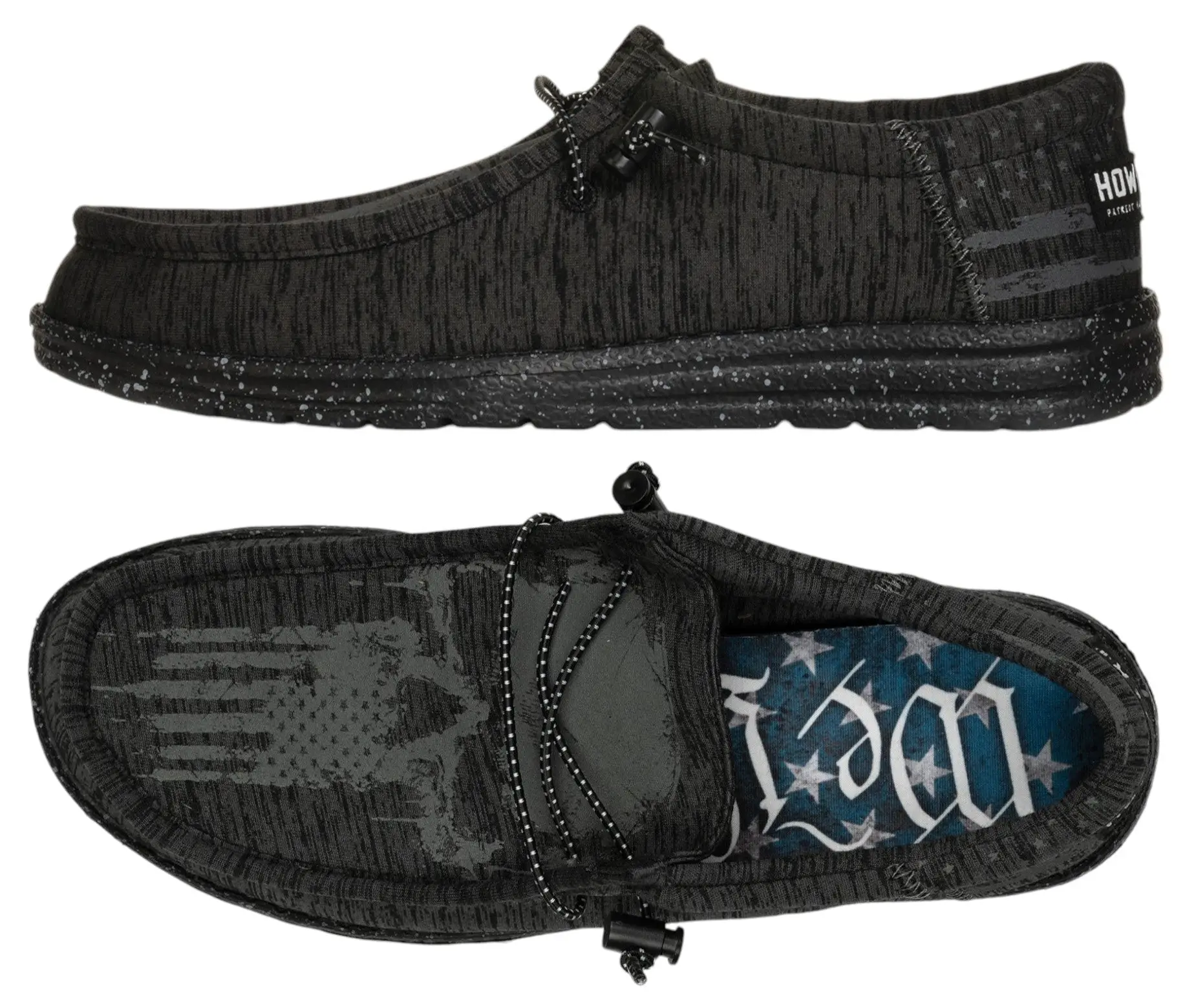 Howitzer Men's Slip-On Shoes Roam Live Free Sneakers with Camo Print Footwear