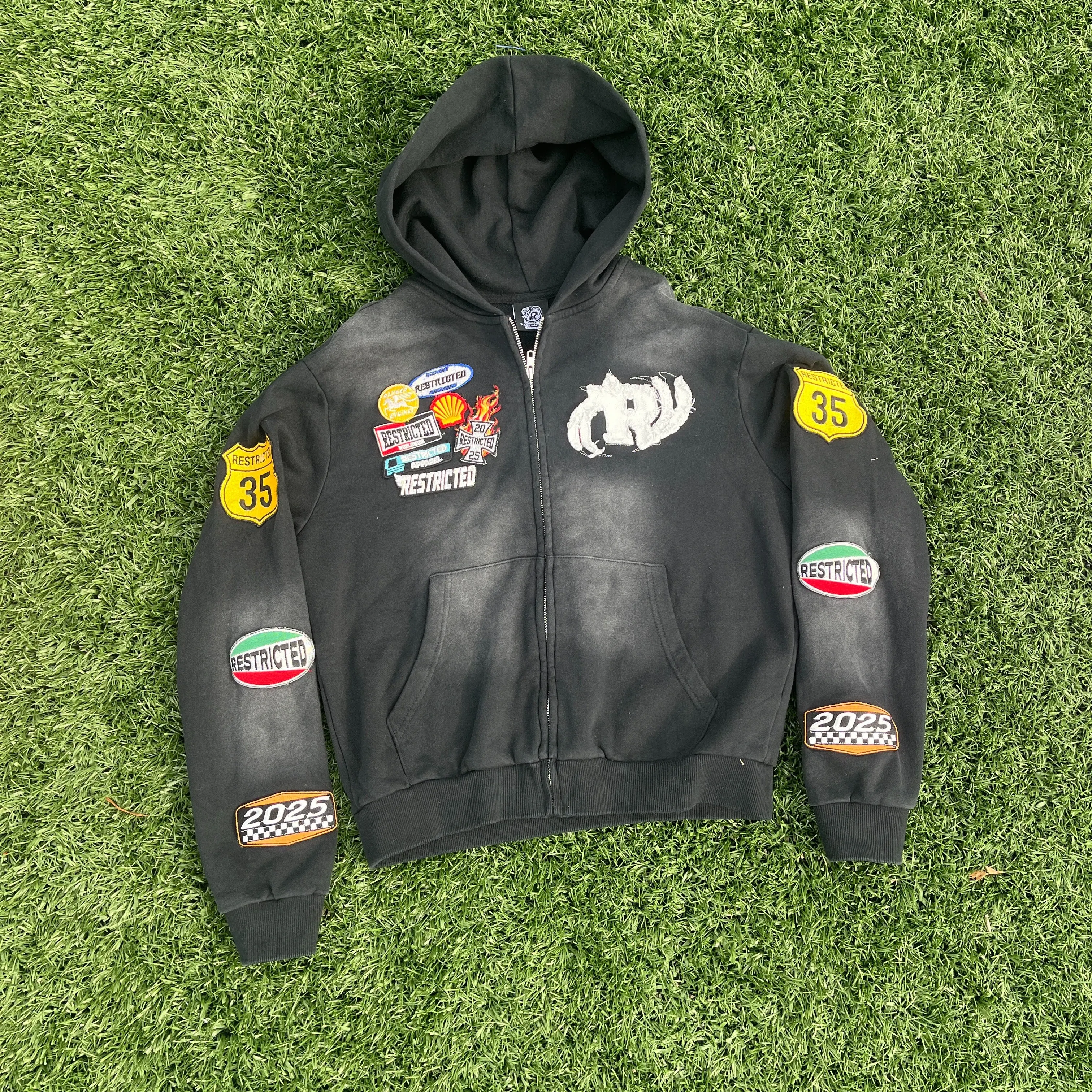 Racing Full-Zip Jacket (Black)