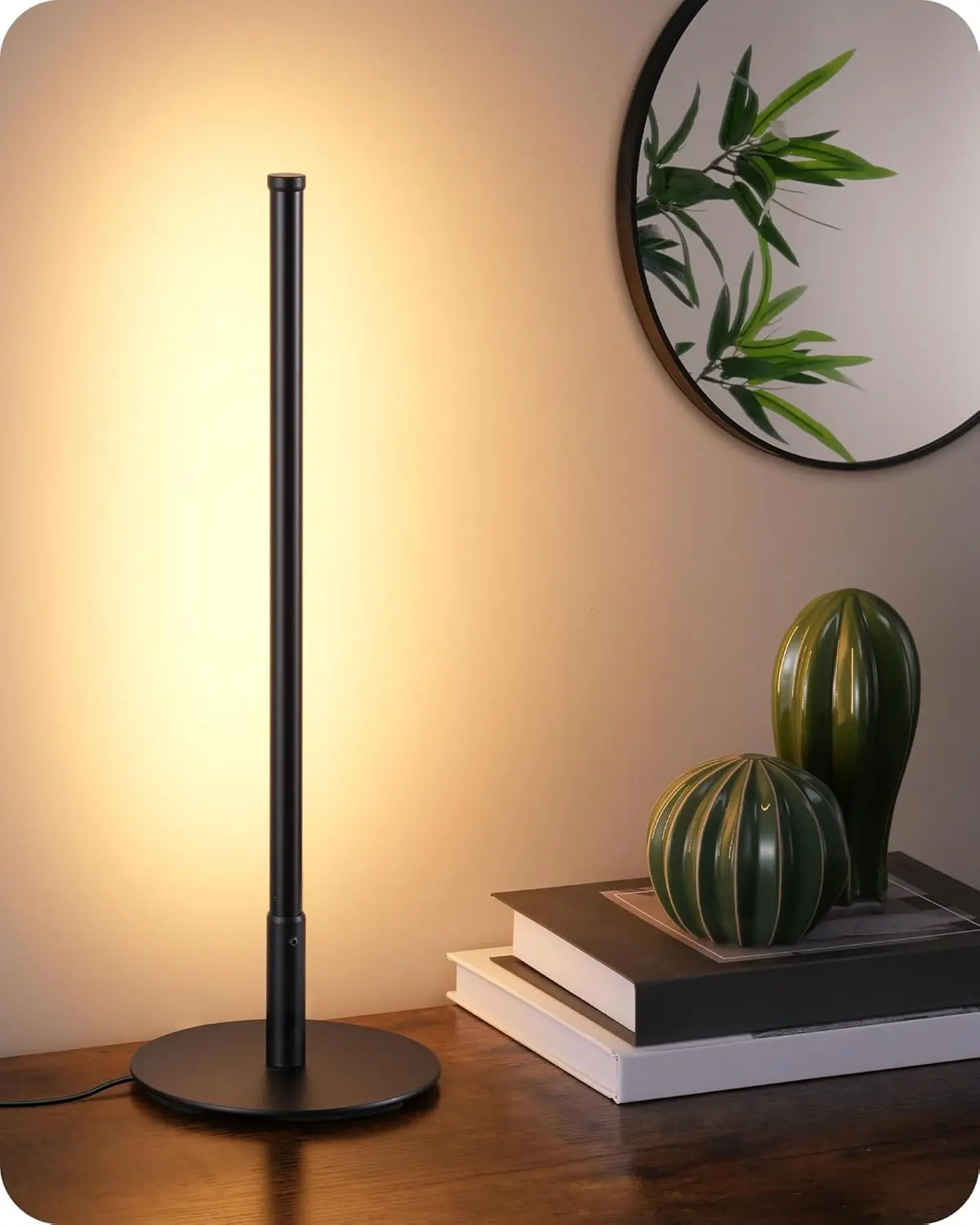 LUMARI Minimal Desktop Ambient Lamp – Modern Aesthetic Desk Light