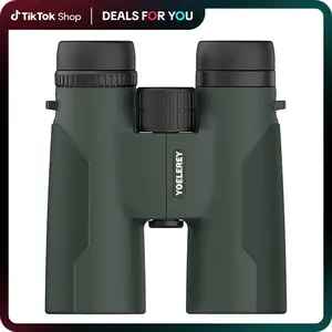 Yolerey HD 12x42 Binoculars with Black Eyecup, Durable Design & Compatible for Outdoor Use Astronomical Telescope Hiking Essentials