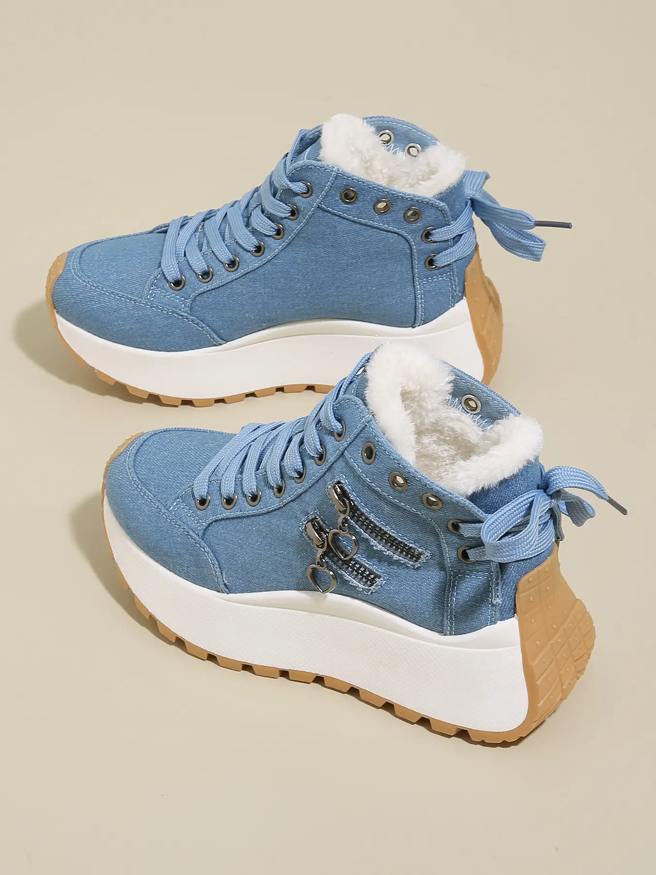 Women's Winter Boots, Silver Color Loafers, Thick Sole Mary Jane Flats, Casual Sporty Shoes for All Seasons, All Match Boots, Winter Warm Shoes