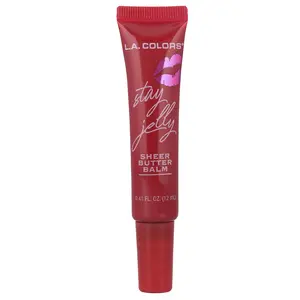 L.A. Colors Stay Jelly, Sheer Butter Balm, CLG463 Secret Love, 0.41 fl oz (12 ml)