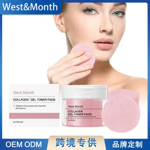 Collagen Gel Toner PadsㅣPore Perfecting, Improving Elasticity, Toner Pads for Sensitive Skin