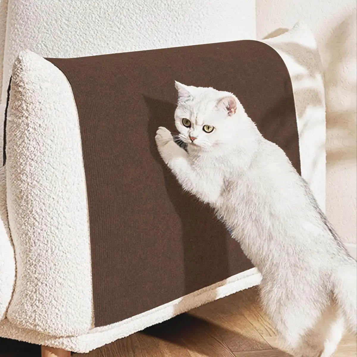 Cat Scratching Patches, Cat Scratcher Pads, Cuttable Wall Mounted Cat Scratcher Mats, Protective Mat for Indoor Furniture, Pet Supplies, Dog Stuff, Ch