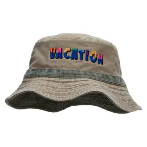 Vacation Big Size Reversible Bucket Hats