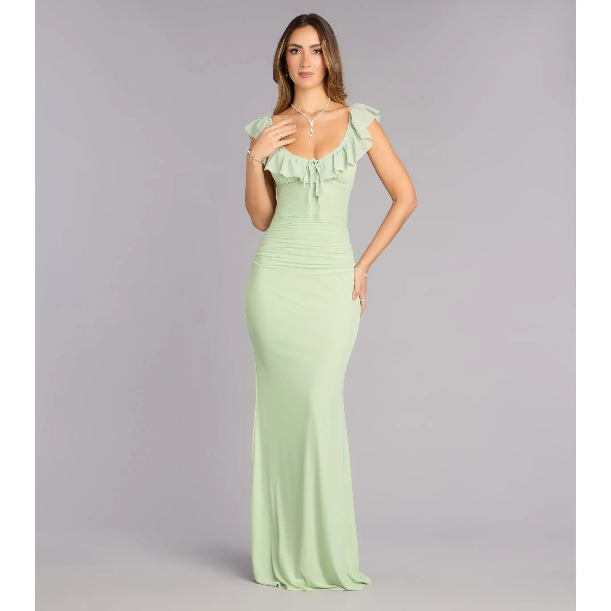 lyanna formal iridescent sequin mermaid dress Lyanna Formal Iridescent Sequin Mermaid Dress