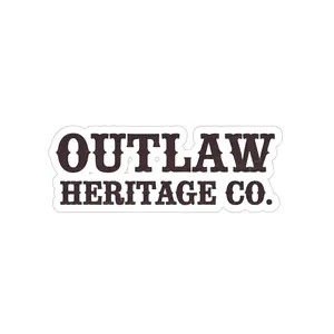 Outlaw Heritage Co. Sticker