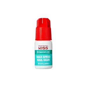 Kiss Powerflex Max Speed Nail Glue BK139 - Thin Formula for Artificial Nails Tips Wraps & Natural Nail Repair 3g
