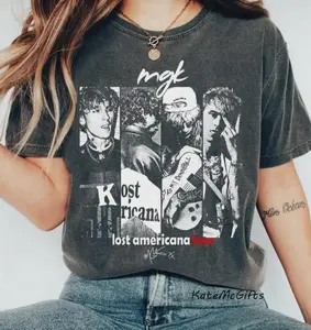 Lost Americana Tour Graphic T-Shirt Vintage Concert Tee Unisex Fan Gift Pepper Shirt
