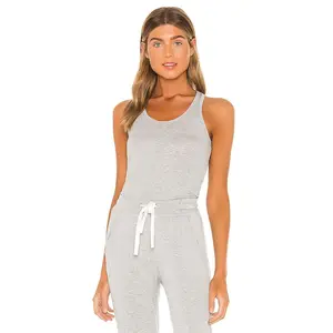 Splits59 Ashby Rib Tank in Light Heather Grey