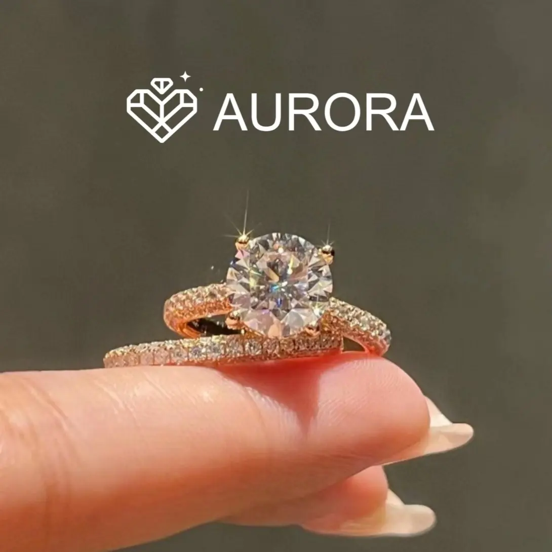#08 Britney High-Quality Synthetic Moissanite Solitaire Ring, Diamond Alternative Jewelry for Anniversary & Engagement Gifts