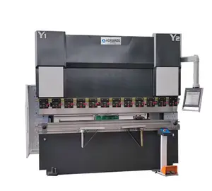 Automatic CNC Hydraulic Aluminum Metal Sheet Press Brake Delem DA58T Controller System for Bending Machine
