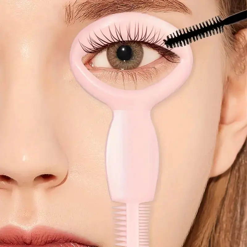 Eyeliner Template, Eyelash Mascara Shield Applicator Tool, Eyelash Brush Comb, Eye Makeup Tools, Eyelash Separator Tool, Lightweight, Cosmetics Makeup Tools, Cosmetics Accessories, Portable Beauty Tool
