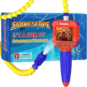 Snakescope Snake Camera with 8 LED Lights for Kids Educational STEM Toys IP67 Waterproof Real-Time Exploration Toy for Boys & Girls 4-6,SummerVibes toy Toyset