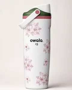 Owala FreeSip Sway 32oz ‘Zalea Masters’ – Limited Pink Floral Bottle, Perfect Gift for Her