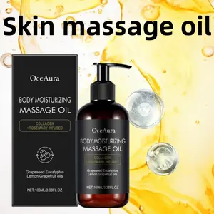 Skin massage oil, plant formula, safe and non-irritating, hydrating and moisturizing at night, gentle protection and moisturizing for the skin throughout the day