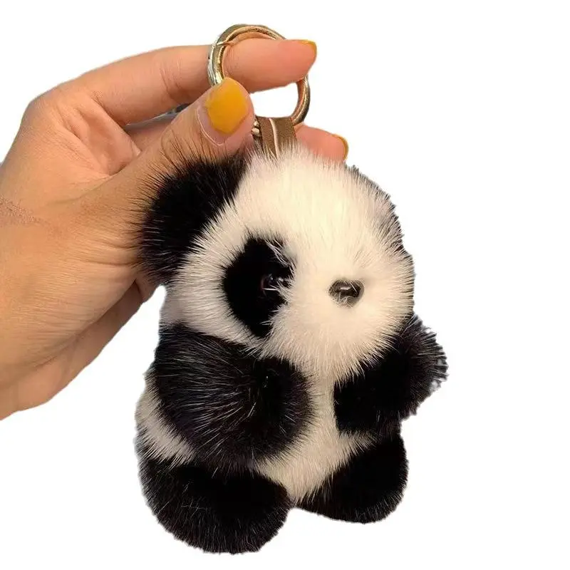 Soft Plush Panda Keychain - Premium Bag Charm & Purse Accessory, Whimsical Mini Gifts, Trendy 2026 Special Occasion Teenage Girls Gifts summerwins,summerwins