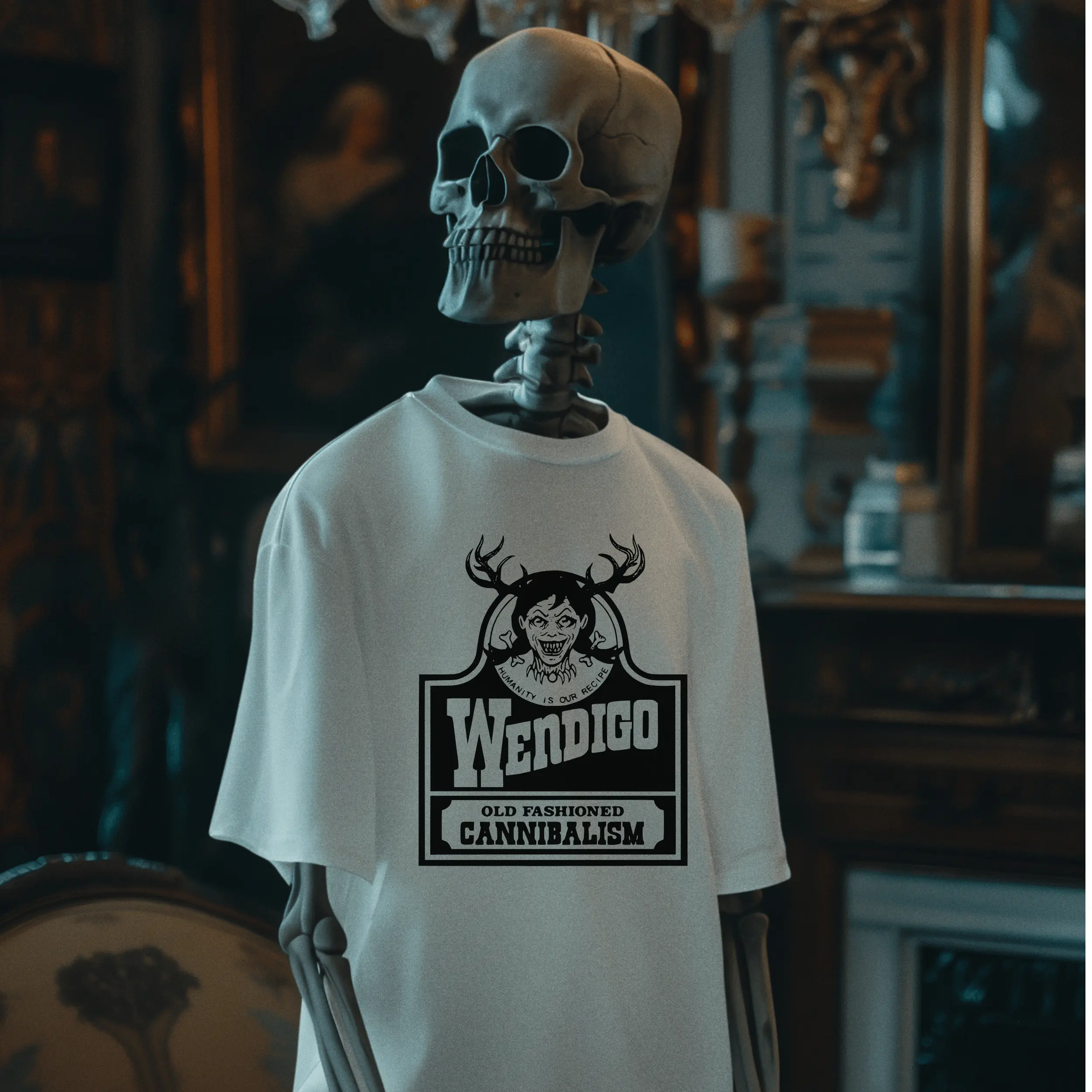 Wendy's Parody Wendigo Cannibal Tee Shirt