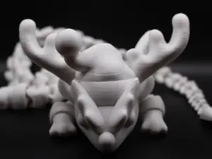 3D Printed Christmas Dragon
