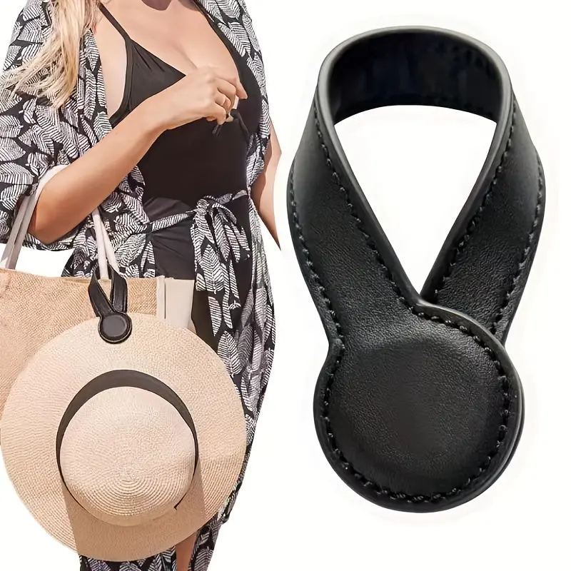 1PC Creative and fashionable outdoor portable magnetic hat clip bag hanging decoration circular hat clip