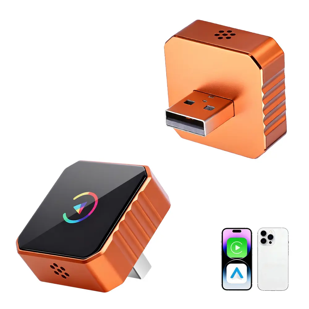 Wireless CarPlay & Android Auto Adapter with USB, Bluetooth Car Use Device, 2026 Plug-and-Play, 2× Faster Pairing, No-Delay, Hands-Free Calling, 98% of Cars Compatible (2016 Onward), for iPhone/Android Phones