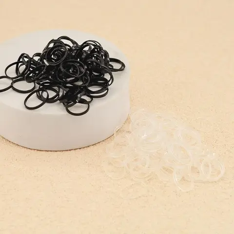 【NOT FOR SALE】1PCS Rondom Color and Quantities Elastic Ponytail Holders, No-Slip Rubber Bands for Women & Girls