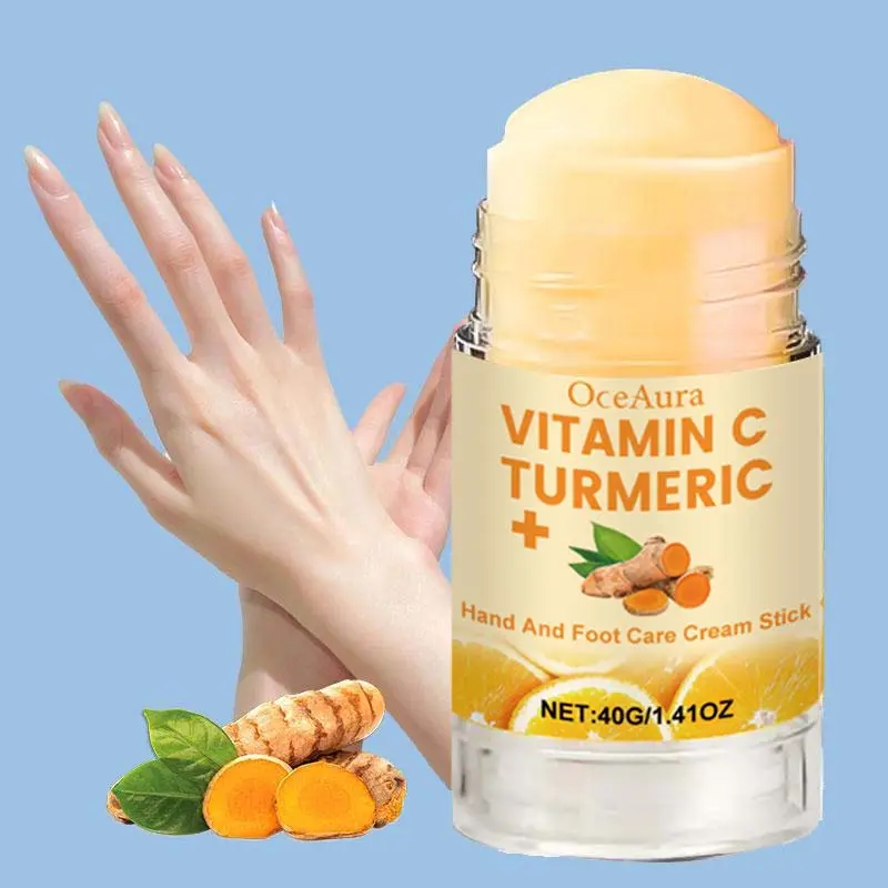 Vitamin C Turmeric Hand Cream, Moisturizing Hand Lotion, Lotion for Dry Cracked Skin, Hand Care Product for Women & Men, Brightening Exfoliating Moisturizing, Hydrating Hand Balm, Moisturizer
