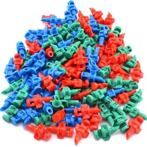 100 pieces of multi-angle refractive micro spray nozzles 90° 180° 360° fruit trees garden atomizing sprinkler drip heads