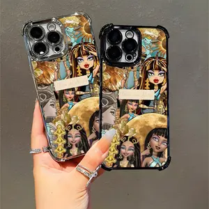 Egyptian Monster High Cleo de Nile Phone Case, Stylish Cartoon Art for Fans & Teens, Compatible with iPhone 11/12/13/14/15/16 (Pro Max/Plus)