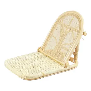 Resol Beach "Indah"  handmade luxury lightweight rattan folding beach chair with carry strap