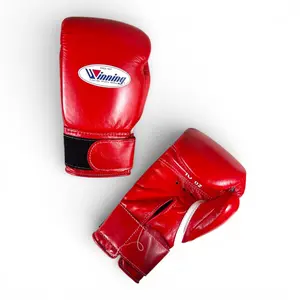 Winning Velcro Boxing Gloves (Red, MS-300-B, 10oz)