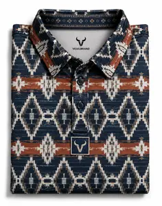 Vexil Brand Masters - Polo - AZTEC BLACK BROWN WHITE