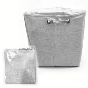 Extra Large Foldable Storage Box, Fabric Organizer with Flip Lid, Space Saving, Easy Clean, Versatile Usage, Ideal for Closet, Under Bed, Car Moving, Underbed Storage Boxes, Mega Box, Collapsible Storage Box