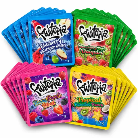 32 Pack THICK LABELED Decorative Storage Pouches – Choose Your Design