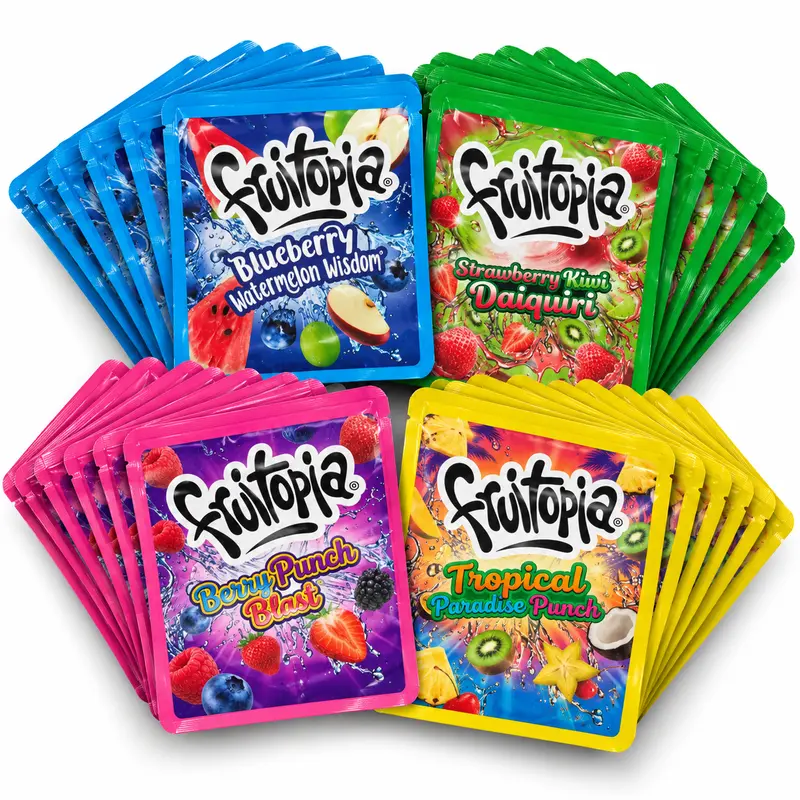 32 Pack THICK LABELED Decorative Storage Pouches – Choose Your Design
