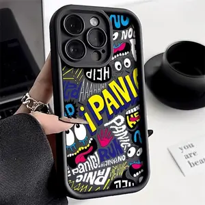 1 pcs Phone Case - Fun design cartoon shock-absorbing case, suitable for new 16 phones, compatible with 17 Pro Max, 17Air, iPhone 16 Pro 16e, silicone, Shockproof, fully wrapped in 15 pieces, designed for 14 Plus, 13 mini women, 12 men, and 11.